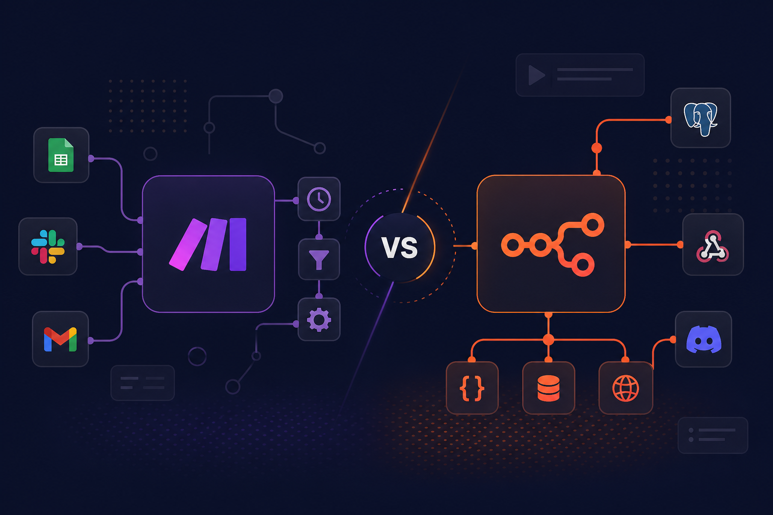 Make.com vs n8n comparison